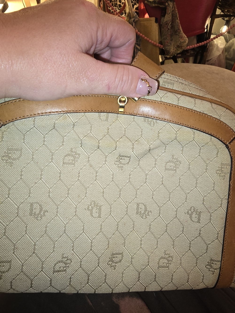 Vintage Christian Dior Honeycomb Bag - Picture 11 of 15